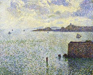 Theo Van Rysselberghe Sailboats and Estuary